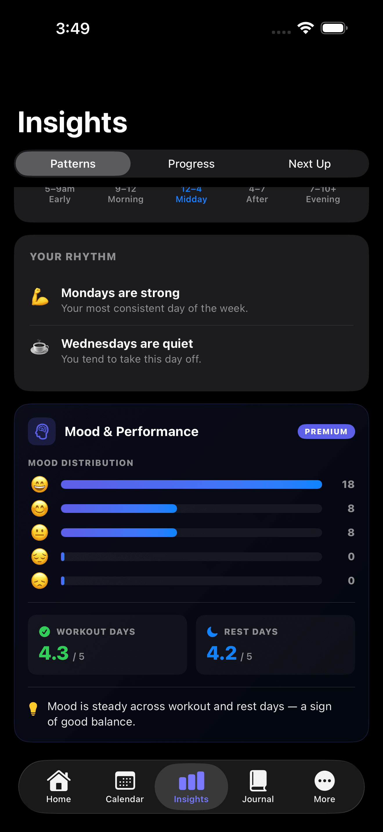 Find your rhythm.